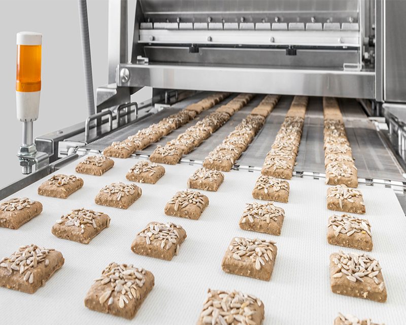Bakery and food production line — AI-generated illustration