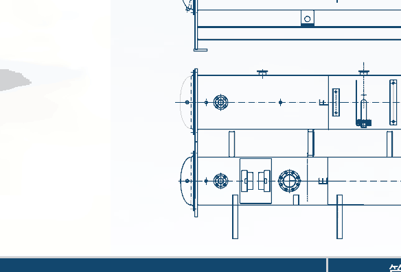 The manufacturer dimension and nozzle drawing