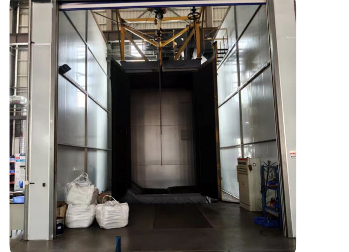 Shot-blasting chamber