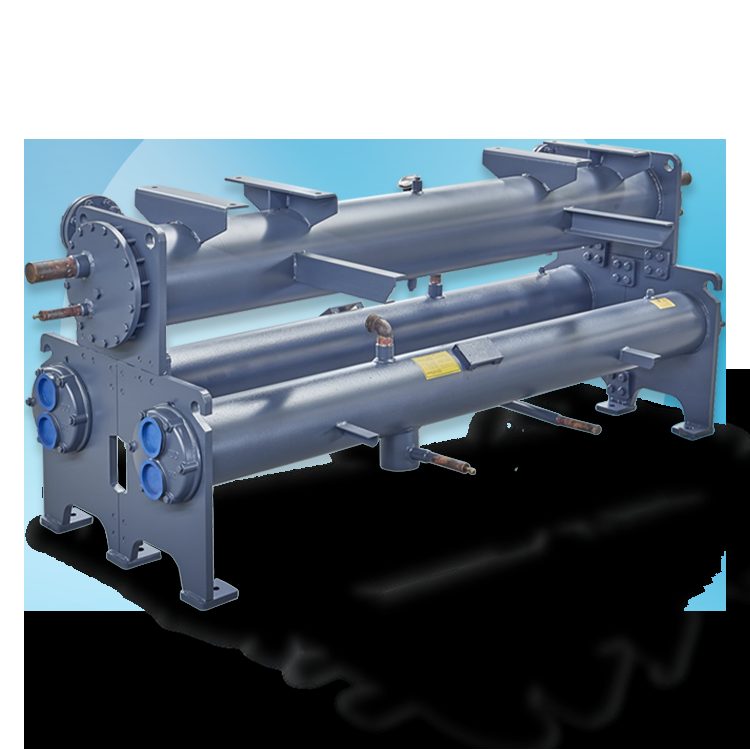 Pair of blue exchangers